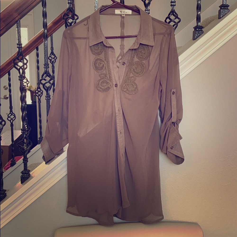 Sheer Boho Tunic